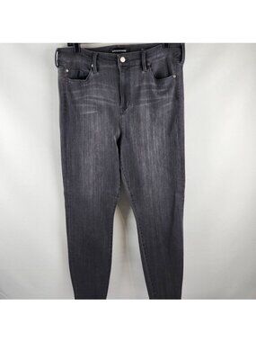 Liverpool Jeans Womens 14/32 The High Rise Ankle Meteorite Wash Gray (30x27)
